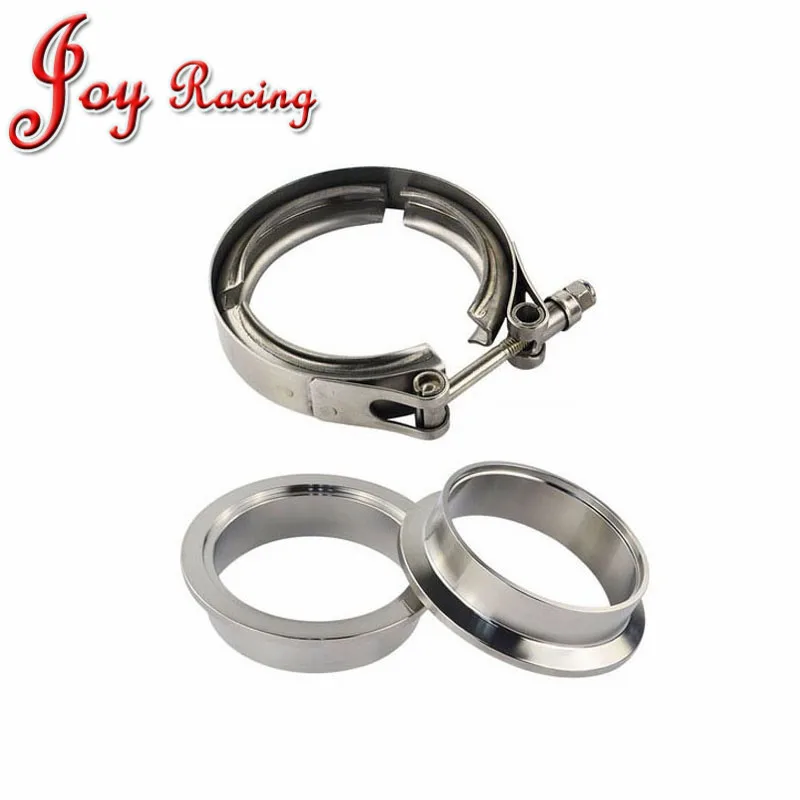 

1.5" 1.75" 2" 2.25" 2.35" 2.5" 2.75" 3" SUS 304 Steel Stainless Exhaust V Band Clamp Flange Kit Standard Male&Female Flange Type