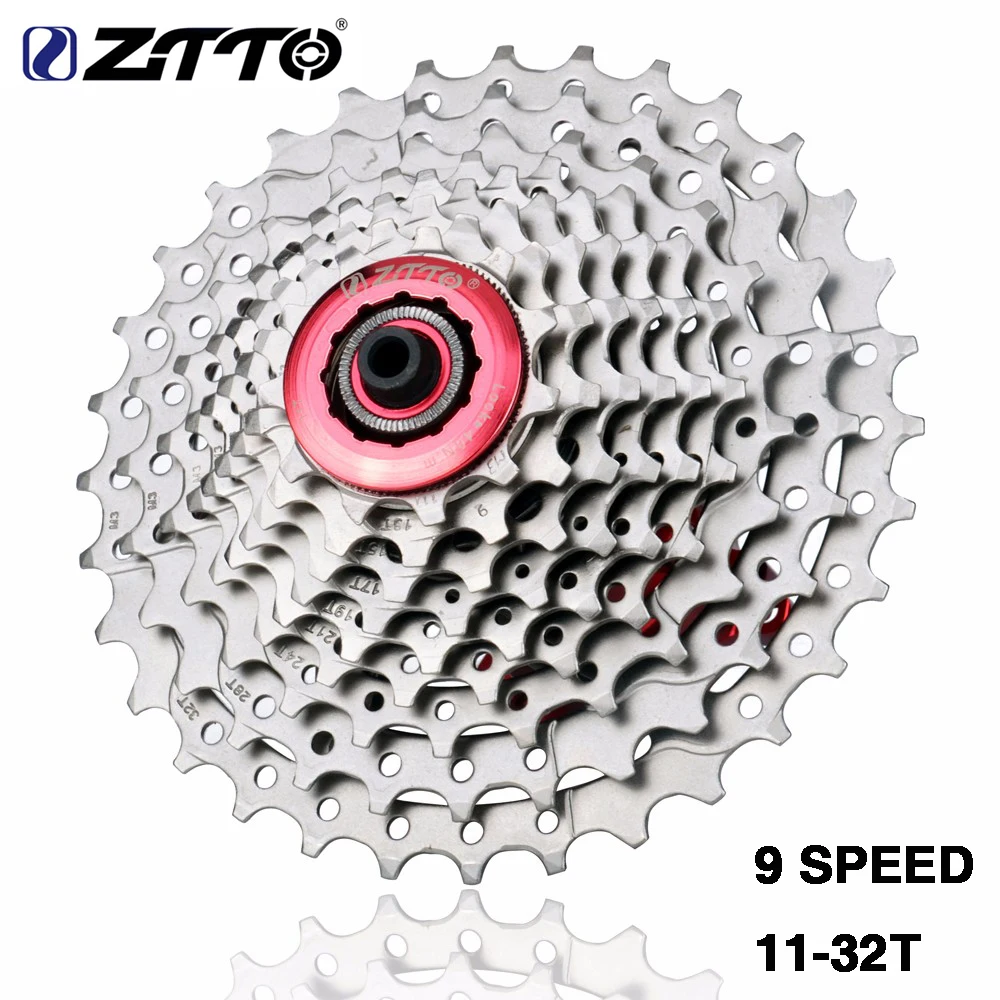 Кассета для горного велосипеда ZTTO 9 speed 11-32T MTB 9s 18s 27s 32t маховик свободного хода для запчастей M370 M430 M4000 M590 M3000