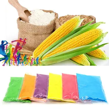 

Running Throw Powder Corn Starch Color Runs Photobooth Props 100g/Bag 5 Color Food Grade Colored Corn Flour Harmless Celebrate