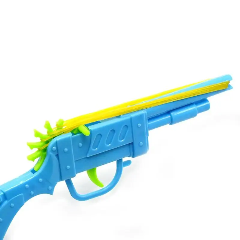 Plastic Rubber Band Gun Mould Hand Pistol Children Outdoor Shooting Playing Toy 