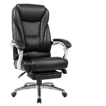 

Cowhide Office Chair Household Leather Massage Computer Chair PU Swivel Lift Gaming Chair Reclining Silla Oficina Silla Gamer