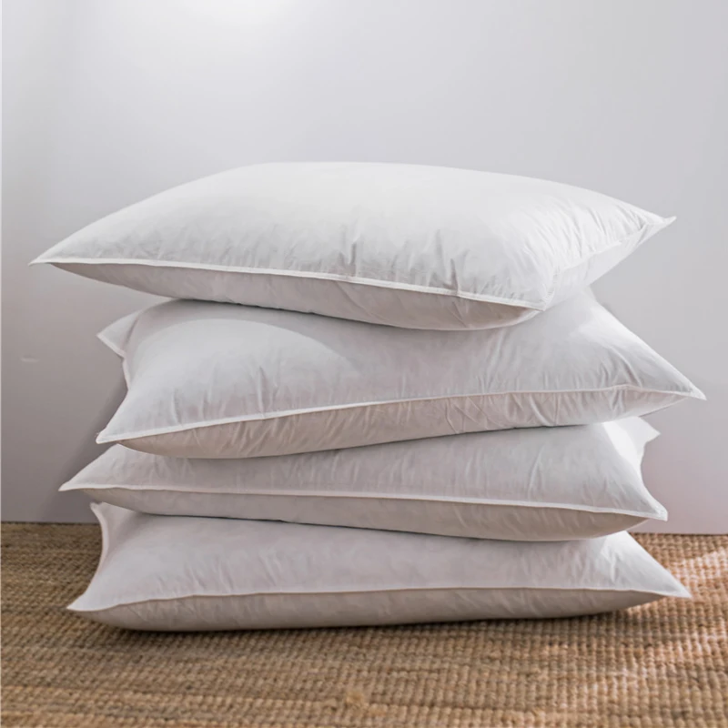 High quality home textiles sleeping pillow feather Down fabric filled