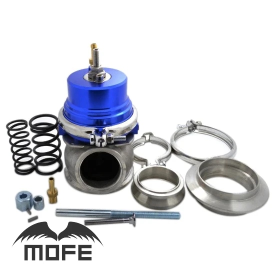 

MOFE SPECIAL OFFER Adjustable External 60mm V Band External Wastegate Purple With Spring Flange