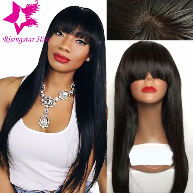 7a virgin brazilian glueless straight full lace human hair