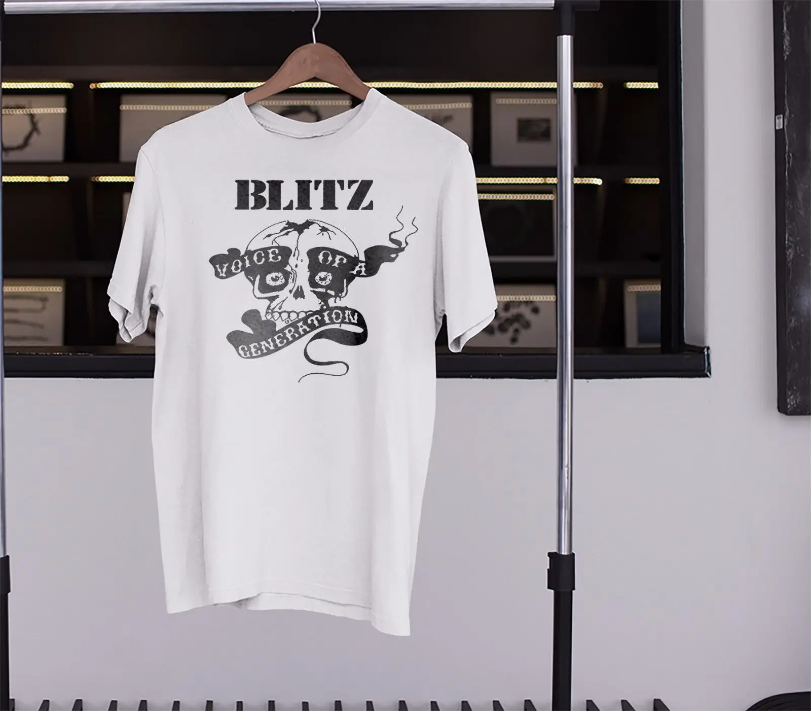 Белая футболка Blitz 2019 модная из 100% хлопка топы оптовая продажа с принтом в подарок