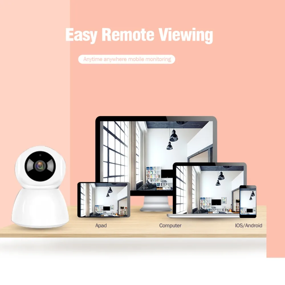 Безопасность HD 1080P WIFI ip камера 2mp 180 Рыбий глаз 720P ночное видение IR 10M 2 полосная