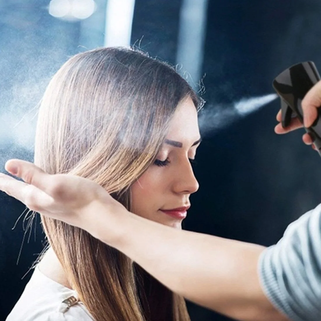 Garrafa de Spray de Água do Salão Beleza do Cabelo Garrafas de Spray de Água Cabeleireiro Névoa Fina Faça Você Mesmo Salão Barbeiro Ferramentas 1 Pçs 300 ml 1 Garrafas reutilizáveis