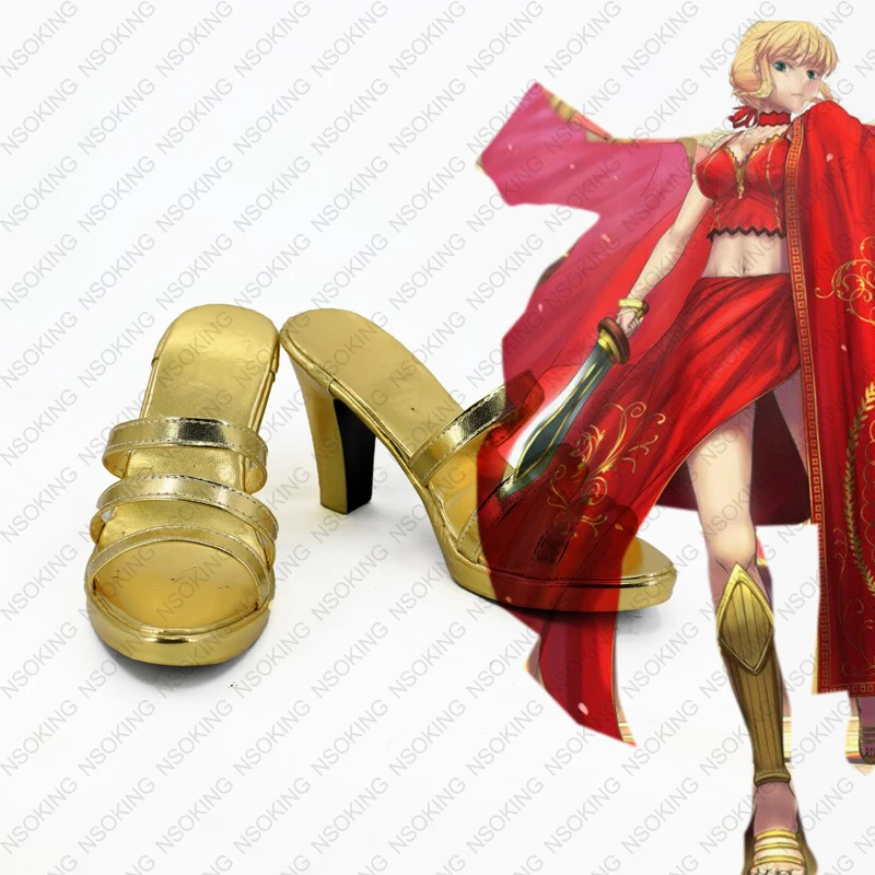 Сапоги аниме Fate EXTRA Nero для косплея саблей колозеума | Тематическая одежда и