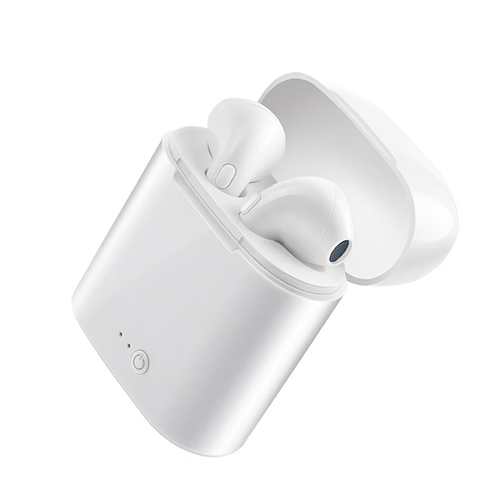 

i7s TWS Wireless Bluetooth Earphone Stereo Earbud Headset With Charging Box Mic For iPhone Xiaomi All Smart Phone free shipping