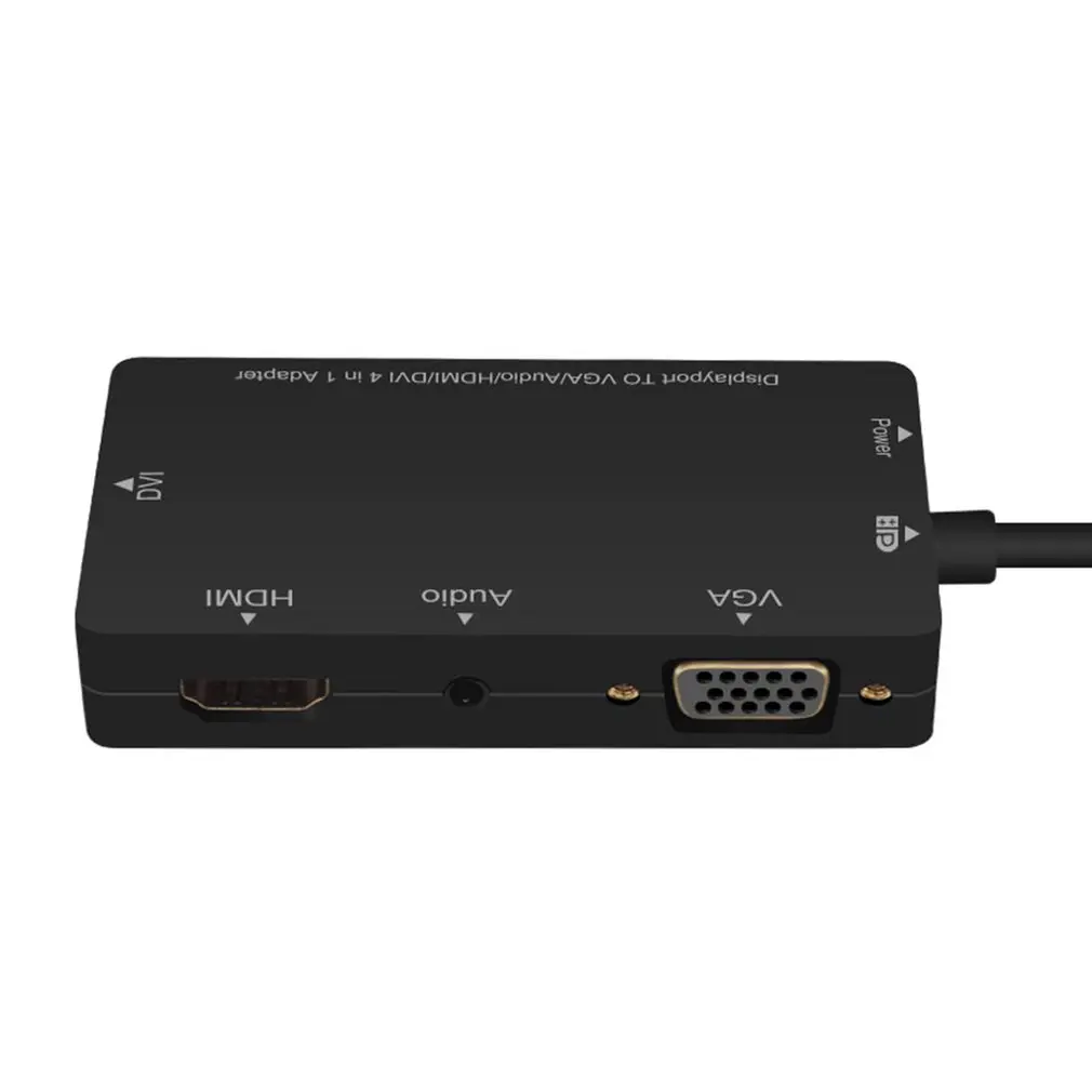  Computer di Grandi Dimensioni Displayport a Hdmi/Vga/Dvi/Audio Sincrono Display Hd 4-in-1 Convertit