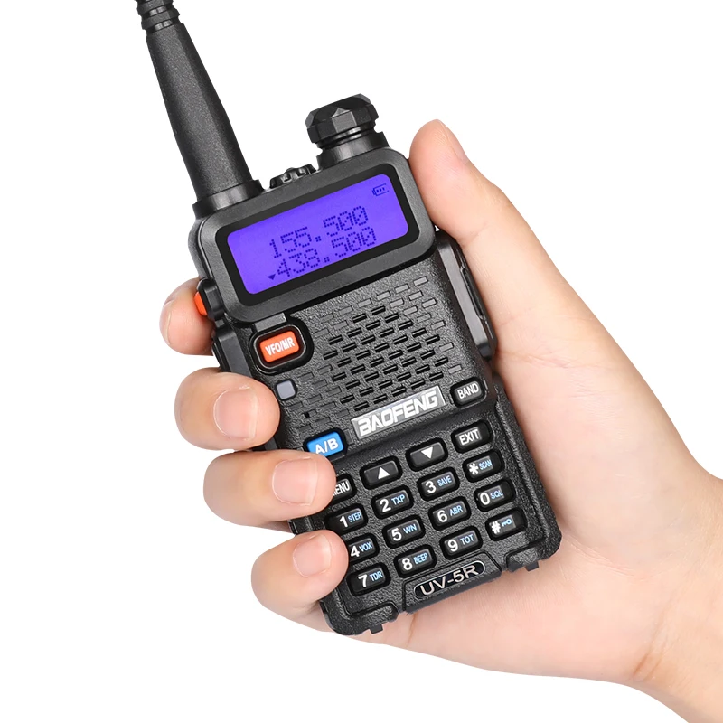 BAOFENG УФ-5r двухдиапазонная радио рация радиостанция 136-174Mhz& 400-520Mhz Baofeng UV5R ручное двухстороннее Радио