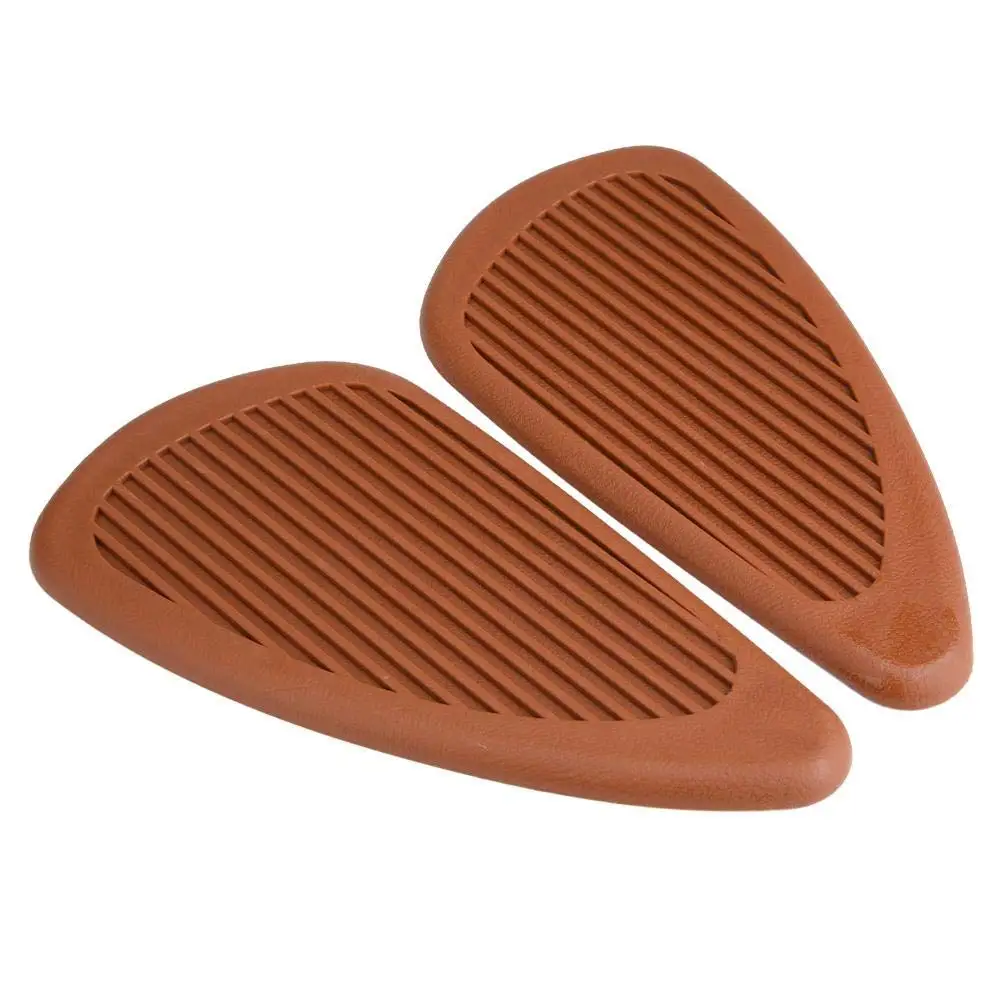 

2Pcs Anti-Slip Traction Pad Gas Fuel Tank Stickers Protector For Retro Motorcycle