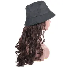 Pageup длинные 2" локон натуральный черный колпачок для наращивания волос головной убор синтетический термостойкий кусок волос