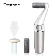 Destone FeetCare#7 Электронная пилка для ног, пятки, педикюр, 2 скорости, средство для удаления мозолей, уход за ногтями для трещин, толстой омертвевшей твердой кожи