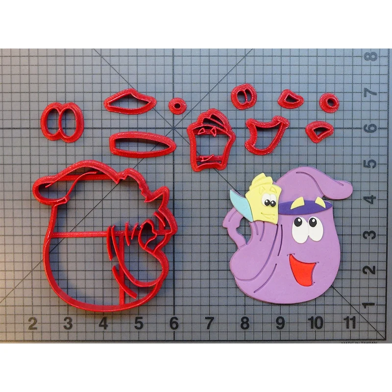 

Cartoon Character Cookie Cutter Cake Decorating Tools Custom 3D printed Biscuits Stainless PLA Tool Cake Press Fondant Cutter