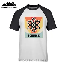 Camiseta de verano de alta calidad con diseño clásico de ciencia y átomo, camiseta fresca de manga corta para hombre, ropa de Boutique para adultos, camiseta para exteriores