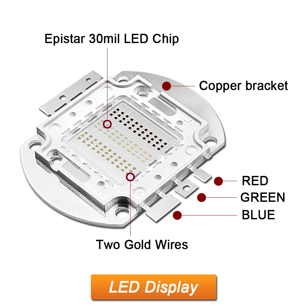 Watt Led Rgb Wiring Diagram on rgb led Hontiey Wholesale RGB LED 3W 10W 20W 30W 50W 100W High Power COB Red on rgb ...