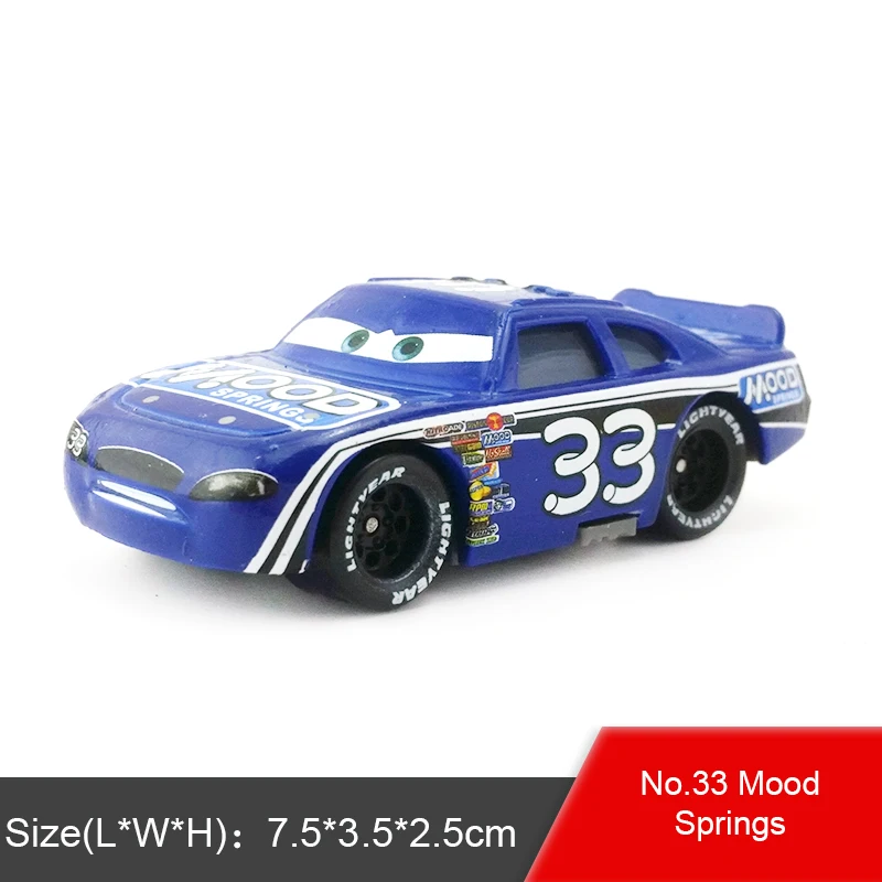 Disney Pixar Car 3 39 стилей Молния Маккуин матер Джексон шторм Круз 1:55 литье под