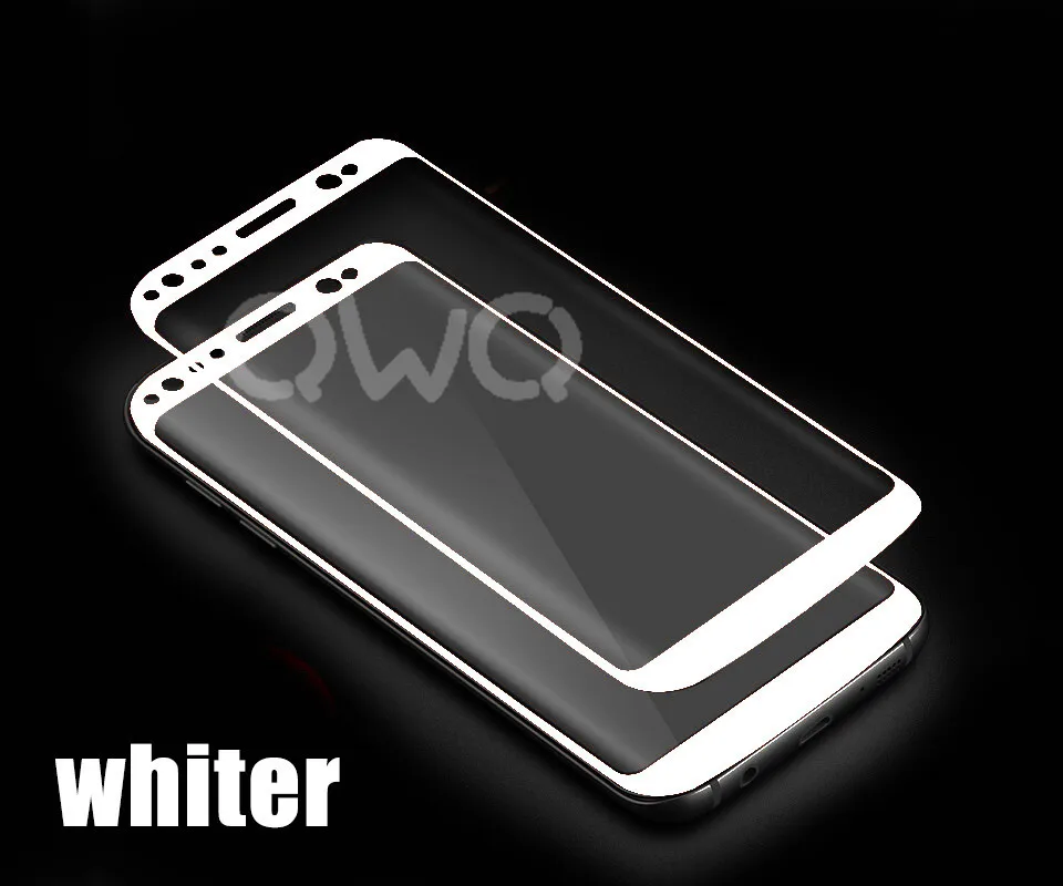 3D Curved Full Cover Glass For Samsung S8 S9 S7 Plus Protector Film For Note 8 S8 S7 Edge Screen Protector Protective Film 10