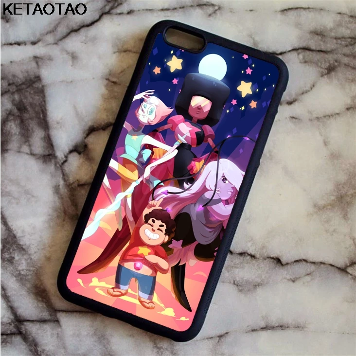 

KETAOTAO Cartoon Steven Universe Phone Cases for iPhone 4S 5C 5S 6S 7 8 Plus XR XS Max for XS8 6 Case Soft TPU Rubber Silicone