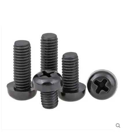 50pcs/20PCS m2 M2.5 M3 M4 M5 ISO7045 DIN7985 GB818 Nylon Cross Recessed Pan Head Screws Plastic Spacer Phillips Screw