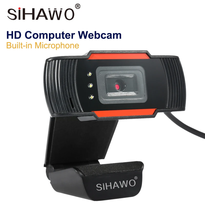 

HD Webcam USB2.0 Video Camera Built-in Sound Absorbing Microphone 12.0M Pixels High Quality Glass lens CMOS Resolution 640 * 480