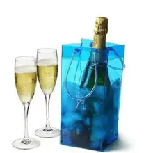 100 шт./лот ПВХ мешок льда охладитель вина охладитель подарочные пакеты вина инструмент