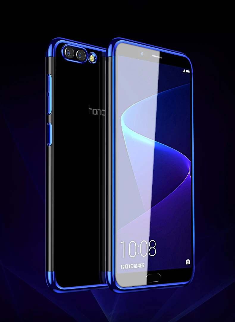 Чехол для Huawei Honor 10, роскошный мягкий силиконовый прозрачный чехол для Huawei P20 Lite Pro Honor View 10, чехлы для телефонов