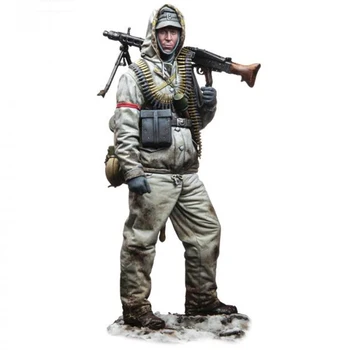 

1/16 Resin Figure Soldier Model 120mm Machine Gunner Soldier