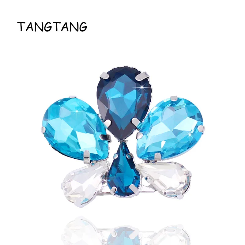 

Large Crystal Handmade Brooches For Women Ladies Banquet Jewellery Accessories Shining Pin Fashion 2018 Newest, Item: BRH1020