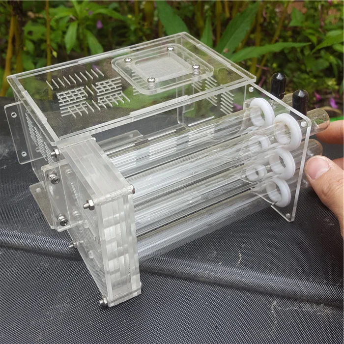 

6PCS 180X15MM Tubes Ant Nest Full Transparent Ant HouseFor Kids Scientific Device Ant Villa Acrylic Ant Farm Home Insect Cages