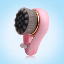 Мягкая меховая щётка для умывания лица, для удаления черных точек, щетка для лица, для мытья, ухода за кожей, косметические средства для ухода за кожей