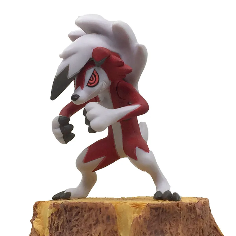 TAKARA TOMY POKEMON 3 вида стилей дневной/Ночной Lycanroc фигурка модель игрушки модель украшение комнаты