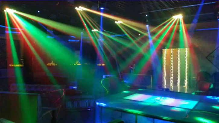 led spider light RGBW