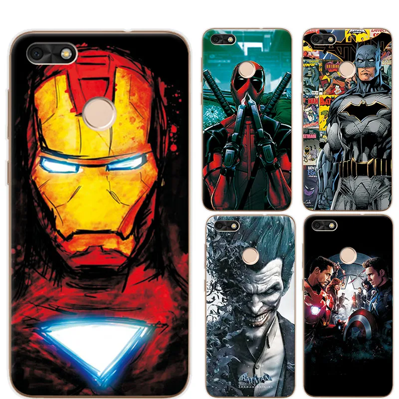 

Charming Painted Case Cover For Huawei Y6 Pro 2017 5.0" Soft TPU Phone Cases For Huawei enjoy 7 Funda For Huawei P9 lite mini