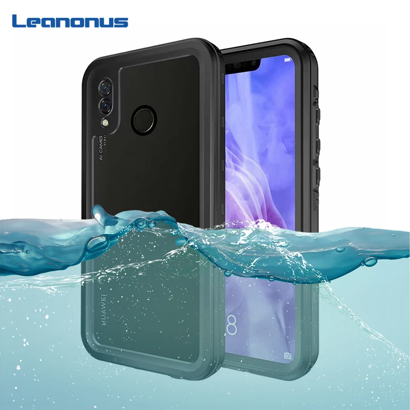 كامل المغطاة للماء قذيفة لهواوي P20 لايت التزلج حالة IP68 للماء حافظة لهاتف huawei P20 لايت نوفا 3e السباحة واقية فوندا