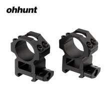 Ohhunt 25,4 мм 1 дюйм 2 шт. высокая прочность Пикатинни Вивер прицел крепление кольца Охотничьи Аксессуары для винтовочного оптического прицела