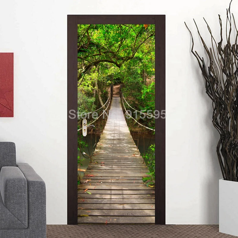 3D Moonlight D281 Door Wall Mural Photo Wall Sticker Decal Wall Self-Adhesive 3D Door Wall Mural AJ Wallpaper US Lemon
