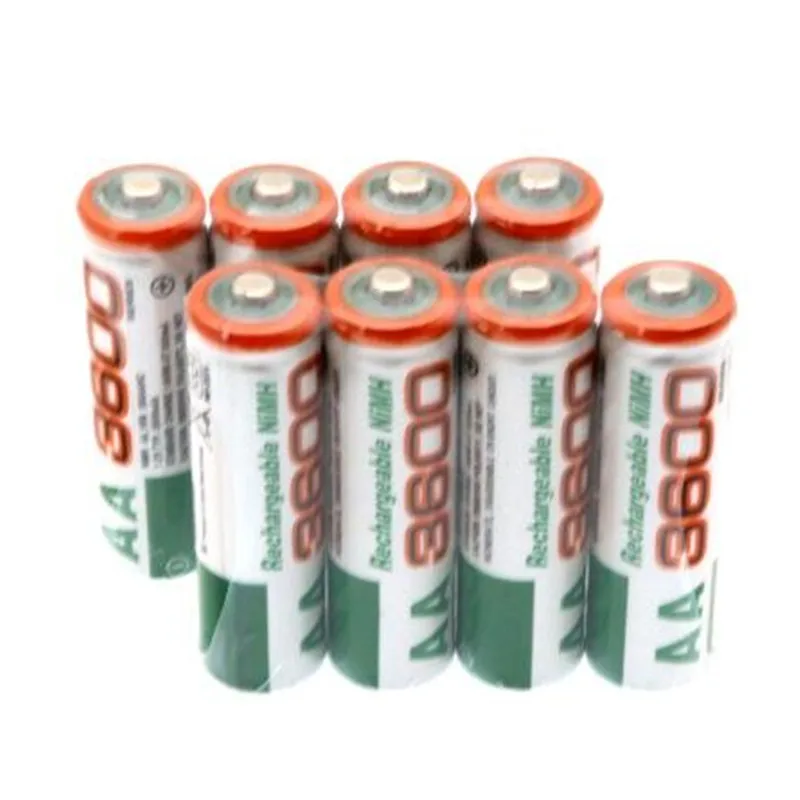 

Dolidada 50PCS 1.2V 3600mAh NI MH AA Pre-Charged Rechargeable Batteries Ni-MH Rechargeable aa Battery For Toys Camera Microphone