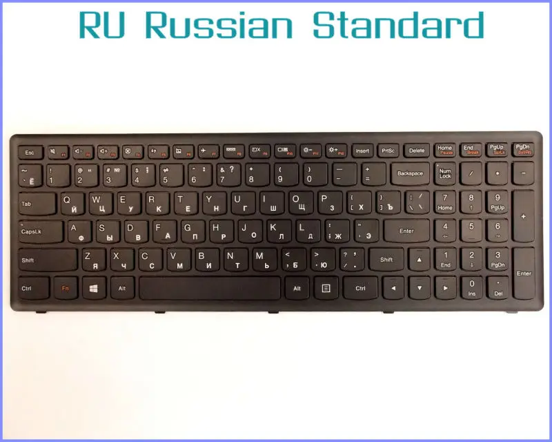 Русский RU Версия Клавиатура для Lenovo v-136520ps1-us 25211050 25211020 25211080 25211028 t6e1-us ноутбук с Рамки