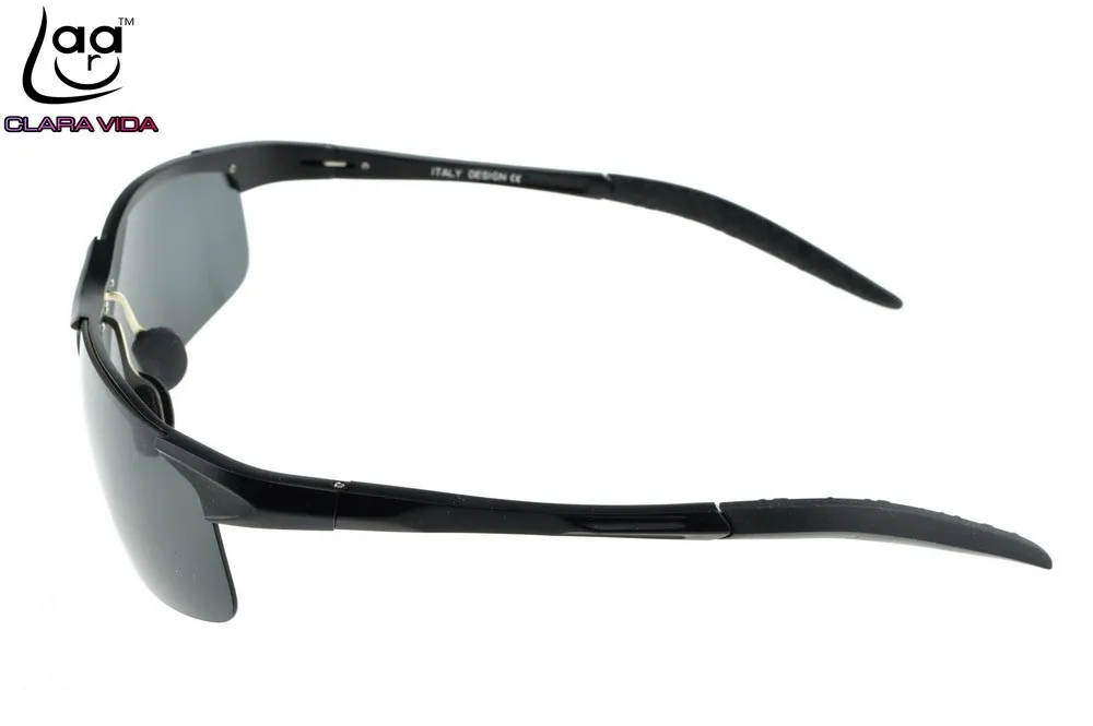 Real = clara Vida = мужские солнцезащитные очки из алюминия, титана и магния, поляризационные, поляризационные, Uv400, Uv100