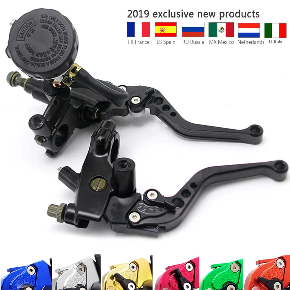 

Motorcycle Brake Clutch Pump Lever Hydraulic Master Cylinder caliper for honda crf 250l yamaha ybr suzuki b-king yamaha r3
