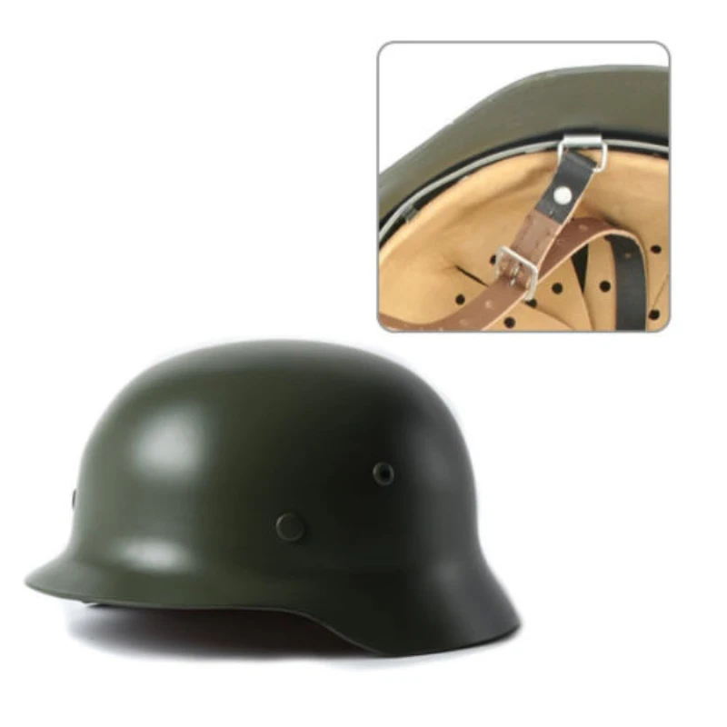 Зеленый WW2 немецкий Элитный армейский WH M35 M1935 Стальной шлем Stahlhelm Ретро прочный