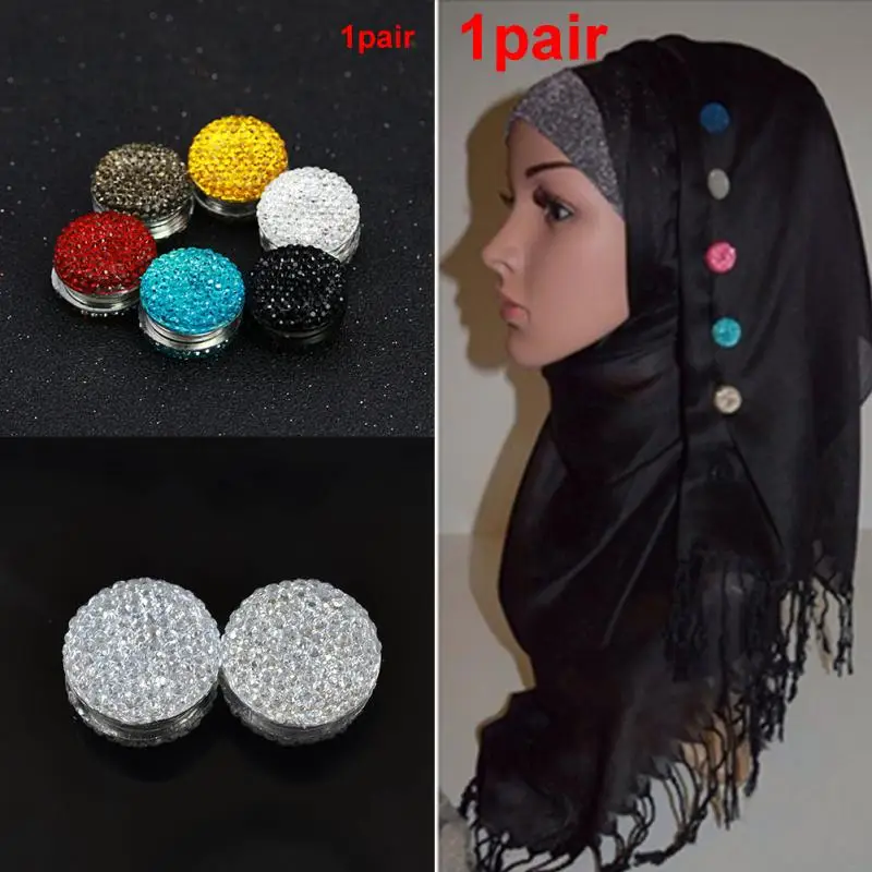 

Magnetic Pin Headscarf Abaya Clasp Brooch Shawl Magnet Scarf Pin Female Jewelry Accessories