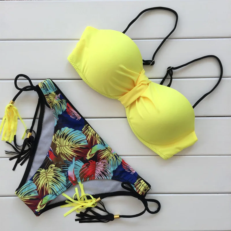 Женский купальник Rhyme бикини с эффектом пуш ап|wear womens|wear beachwomen wearing bikini |