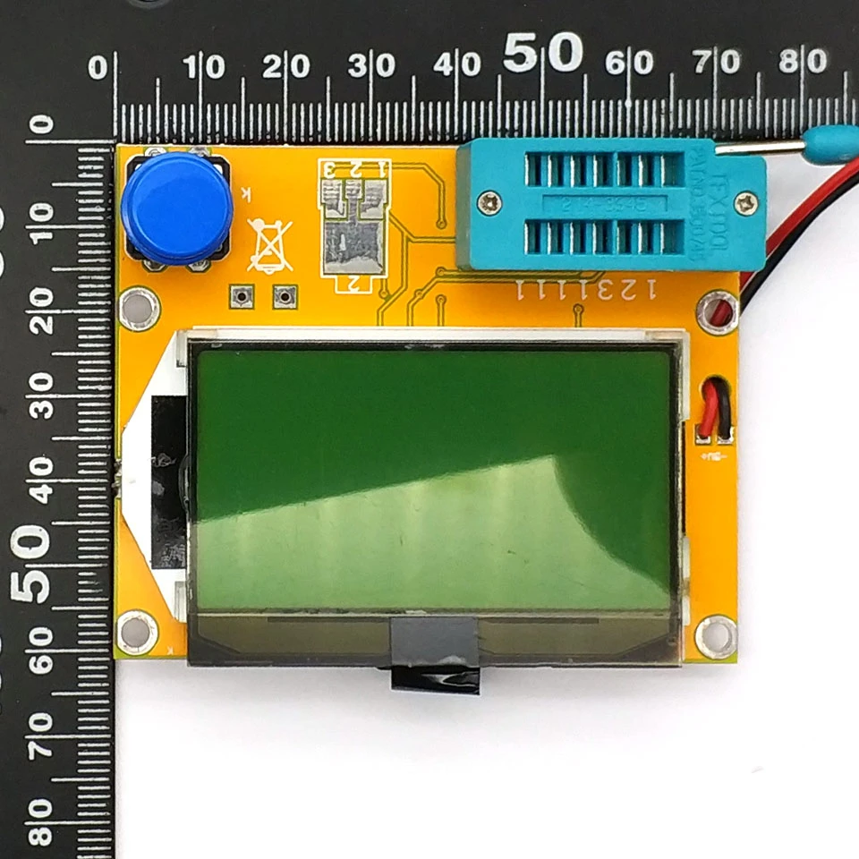 Mega328 M328 LCR-T4 12846 ЖК-цифровой Транзистор тестер метр подсветка диод Триод Емкость ESR метр MOS/PNP/NPN L/C/R