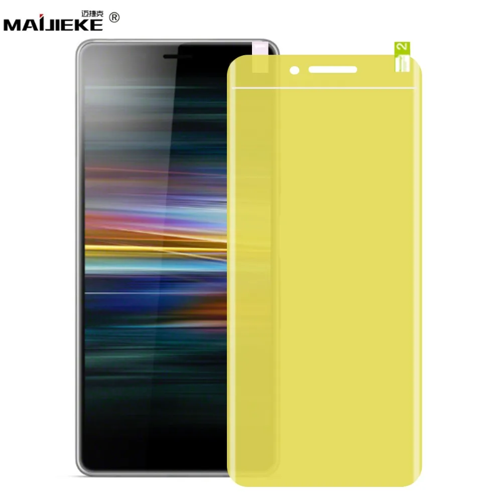 3D мягкая нано защитная пленка для экрана Sony Xperia L3 XA3 XZ3 XZ2 XZ4 XZ1 XPremium Передняя полное