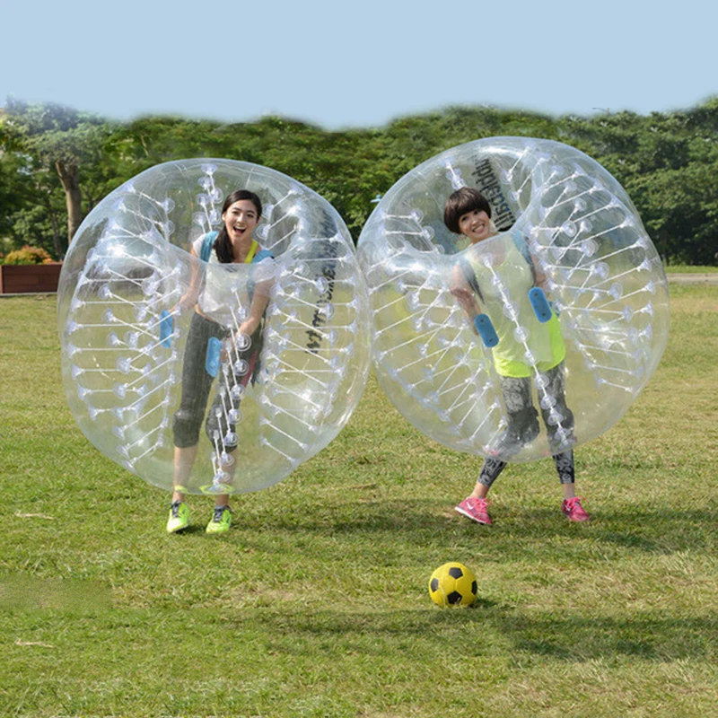 1.2m PVC Inflatable Bumper Bubble Balls Body Zorb Ball Soccer Bumper Football T 