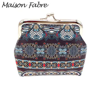 

Maison Fabre Bag ladies Leather wallet print girls coin purse Vintage bag card holder Fashion women Small wallet purses handbags