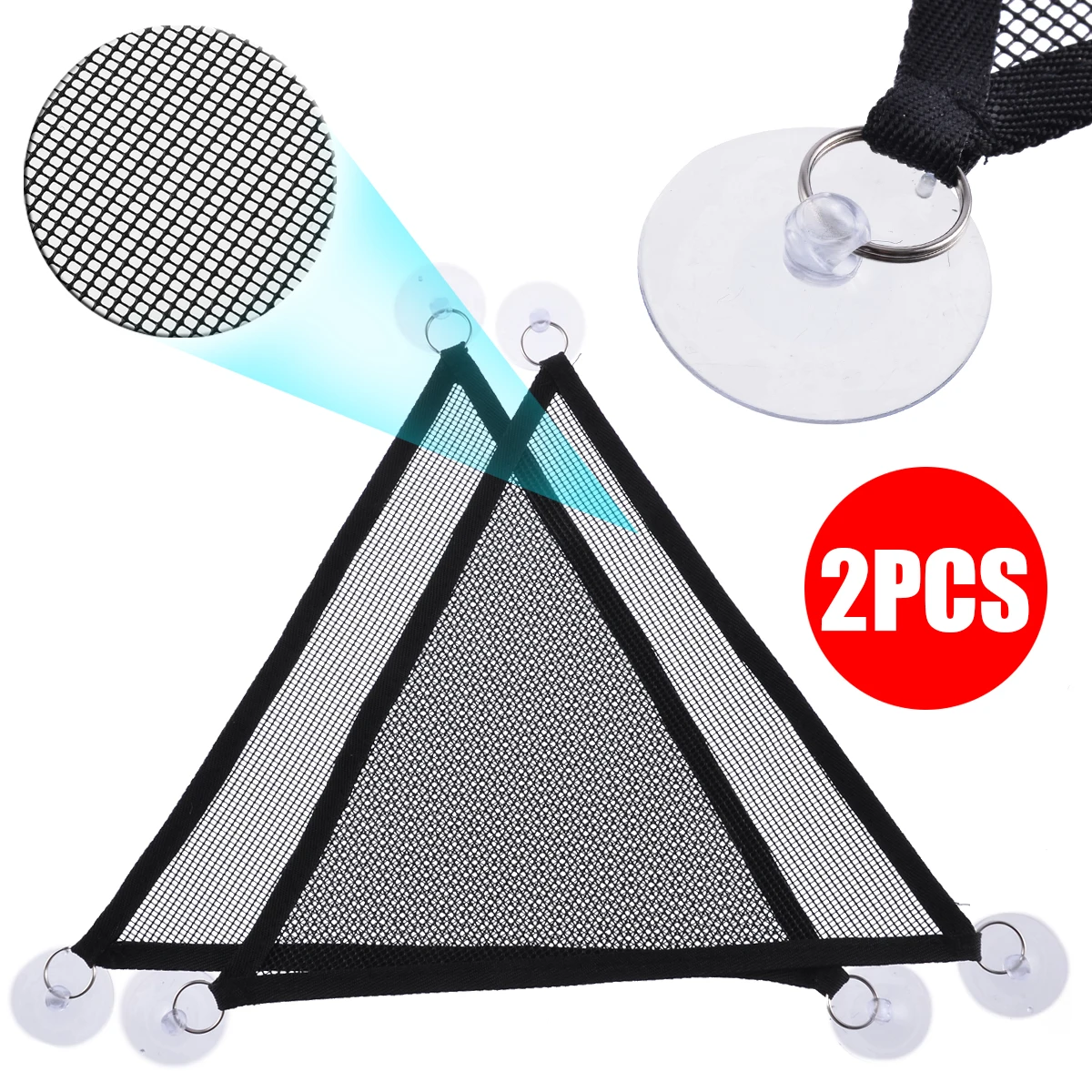 2Pcs Black Reptile Hammock Breathable 600D Mesh Bearded Dragon Lizard Reptile New Sleeping Bed Playing Toys